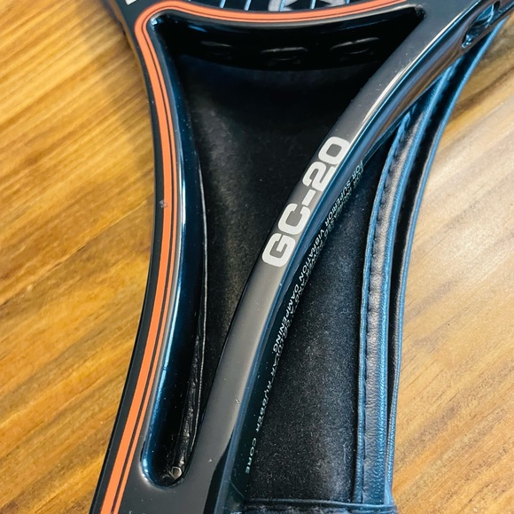 Excellent Condition Spaulding Gc-20 black/orange Tennis Racquet - Picture 4 of 8